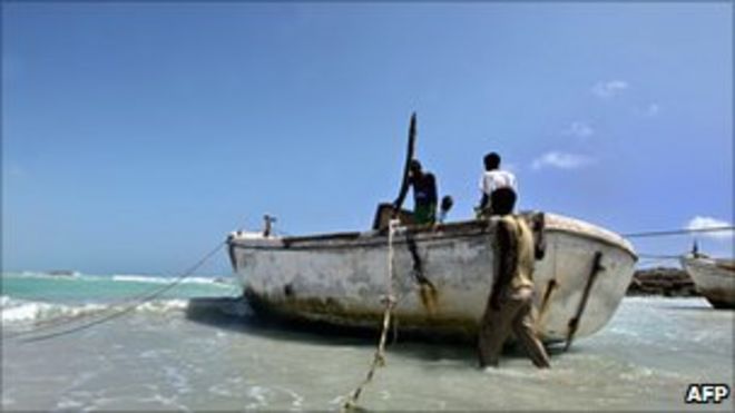Сомалийские пираты готовятся к выходу в море