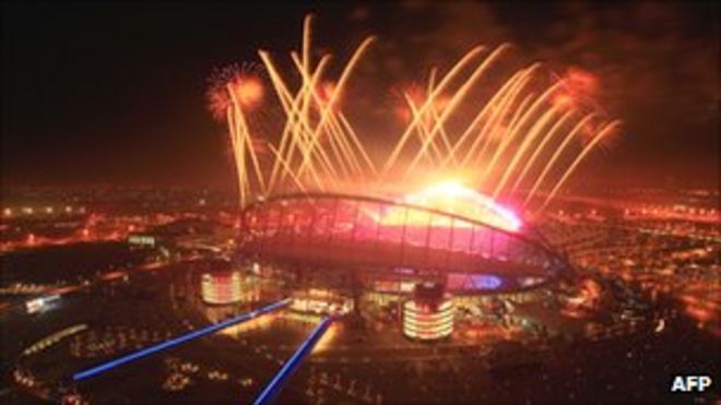 Церемония закрытия Азиатских игр 2006 года на международном стадионе Халифа, Доха, Катар