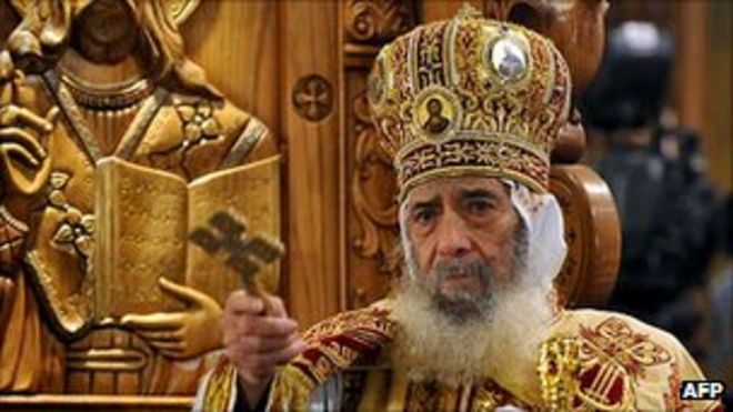 Папа Шенуда III, глава коптской церкви Египта