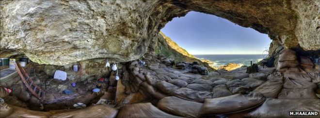 Пещера Бломбос (Магнус Хааланд)