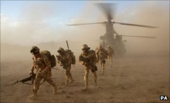 Войска в провинции Гильменд, Афганистан