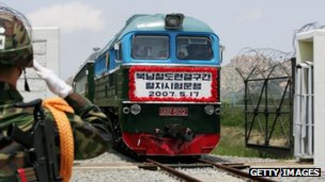 Северокорейский поезд