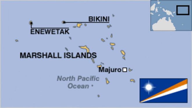 Карта Маршалловых Островов