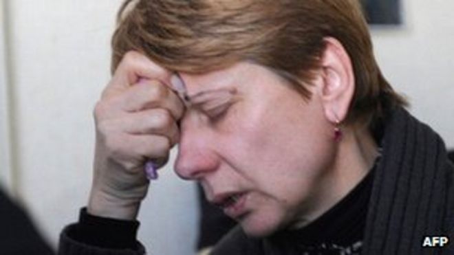 Любовь Ковалева, мать Владислава Ковалева, который был казнен за взрывы в метро в апреле 2011 года в столице Беларуси, Минске.