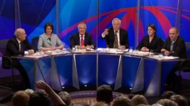 Панель BBC Question Time в Кардиффе