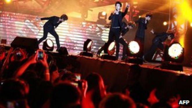 Корейская поп-группа MBLAQ выступит на концерте K-pop в Гонконге, 23 июня 2012 года