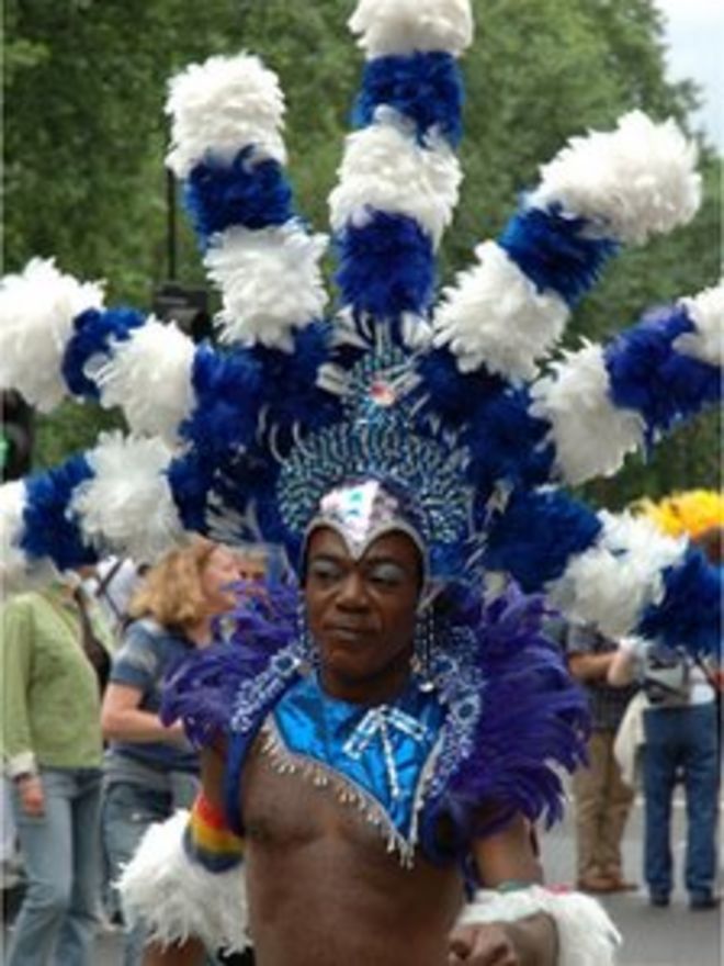 Участник прошедшего парада Pride London