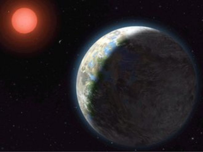 Художественное исполнение Gliese 581g