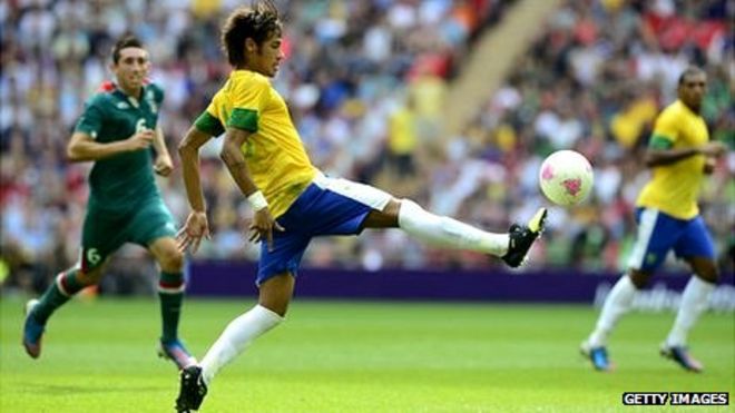 Бразильский футболист Неймар