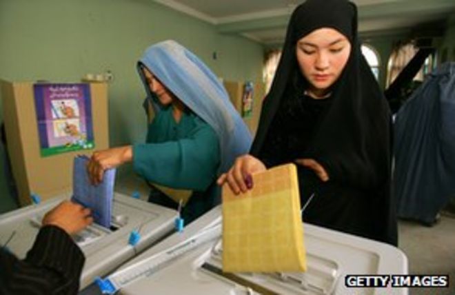 Голосование женщин в Кабуле, 2005 г.