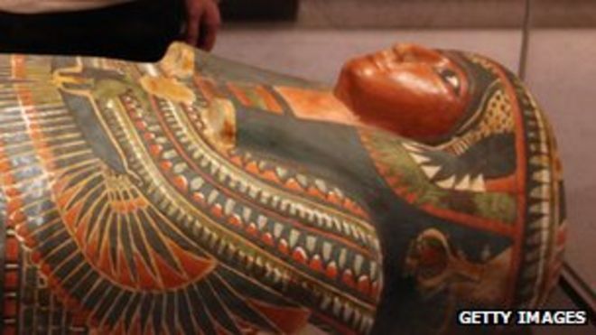 Египетская мумия в музее Ашмола