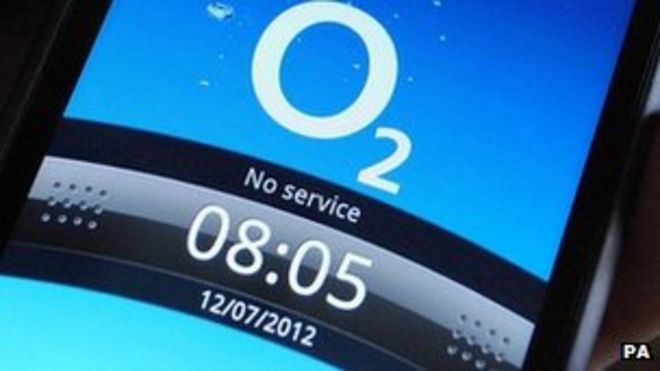 Телефон O2 не показывает сервисное предупреждение