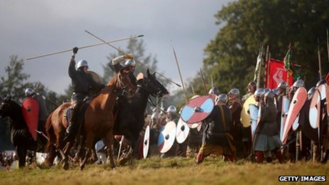 Hastings reenactment 2016 (Getty images via BBC)