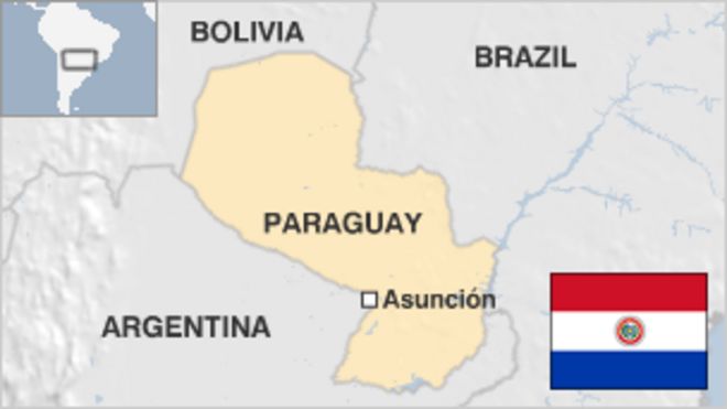 Карта Парагвая