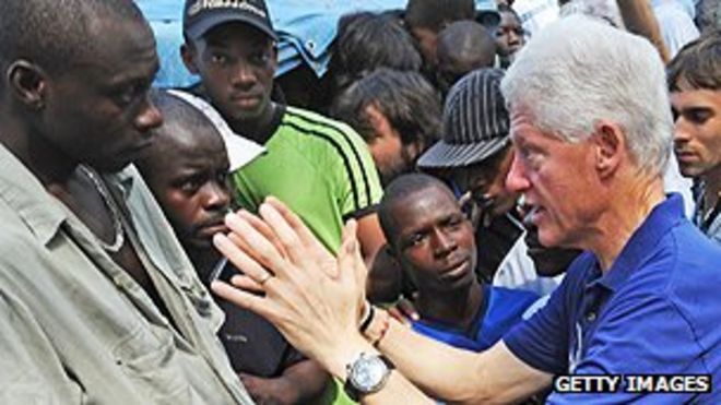 Билл Клинтон на Гаити