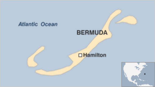 Карта Бермудских островов