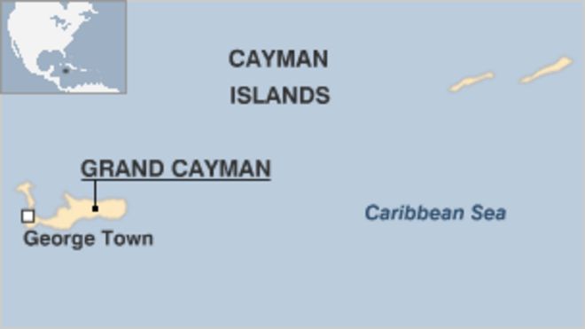 Карта Каймановых островов