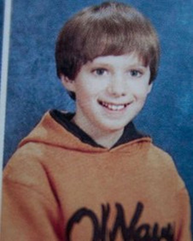 Адам Ланца, 11 или 12 лет, фотография из ежегодника, фотография 6-го класса
