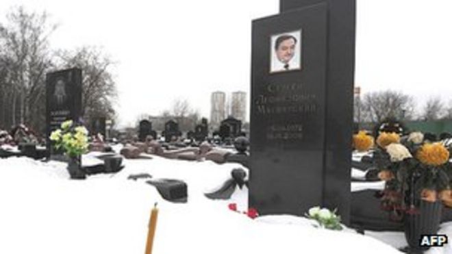 Могила Сергея Магнитского в Москве, 7 декабря 12
