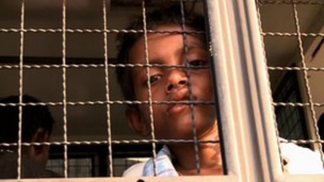 Вновь прибывший мальчик рохинджа на Пхукете