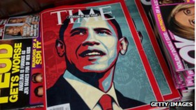 Обложка журнала Time от знаменитого Обамы