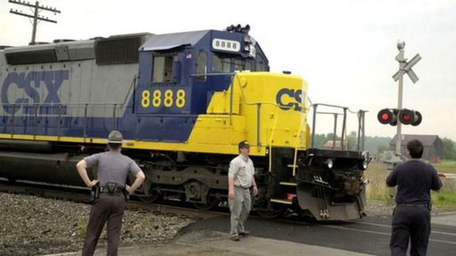 Грузовой поезд CSX