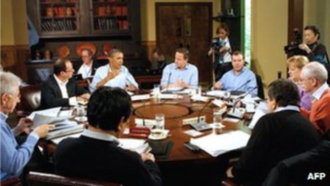 Встреча лидеров G8 на саммите в Кэмп-Дэвиде 2012 года