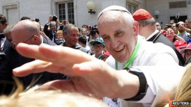 Папа Франциск в Ватикане, 23 июня