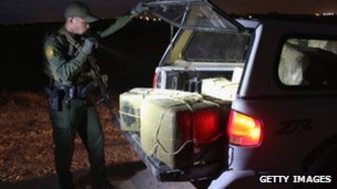 Полиция США обнаружила контрабанду конопли из Мексики