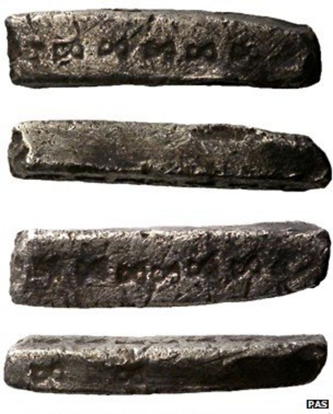 Раннесредневековый серебряный слиток