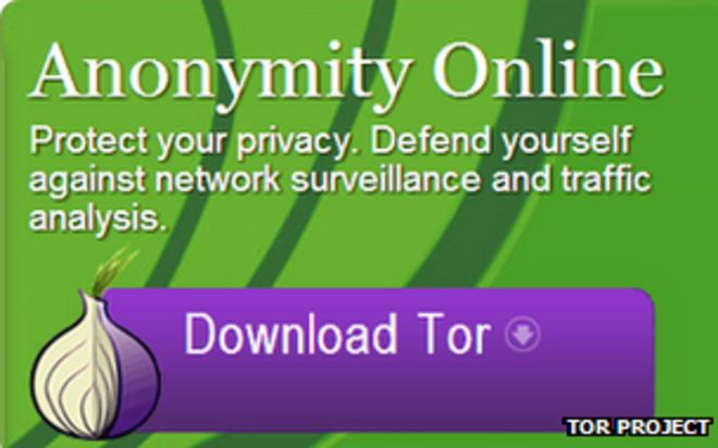 Веб-страница Tor
