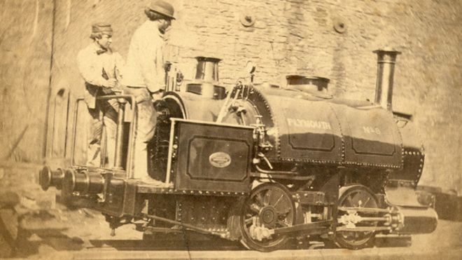 Проект для локомотива для Nantyglo Ironworks, Monmouthshire, 1854
