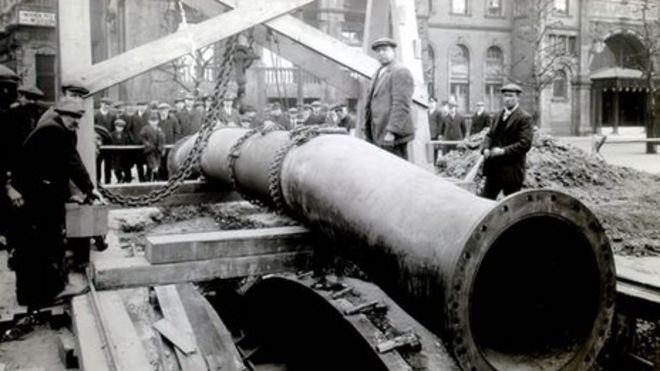 Лондонская канализация строится в 1920-х годах