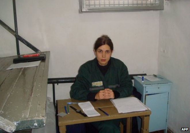 Надежда Толоконникова в камере в Мордовской колонии, 25 сентября 13