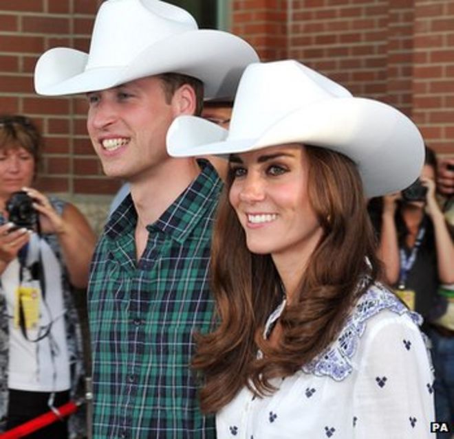 Герцог и герцогиня Кембриджские в Калгари, Канада, в июле 2011 года