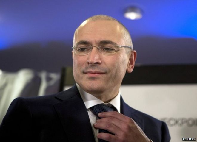 Михаил Ходорковский на своей первой пресс-конференции в Берлине, 22 декабря