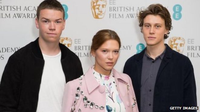 Уилл Полтер, Леа Сейду и Джордж Маккей на старте номинаций Bafta Rising Star