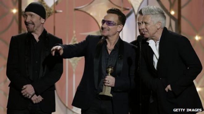 U2 в фильме «Золотой глобус»