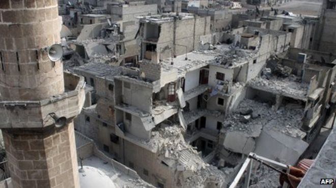 Алеппо - снято 19 января 2014 года