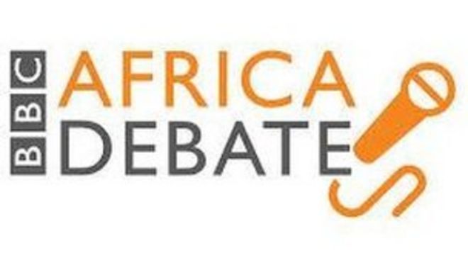 Африка Дебаты баннер