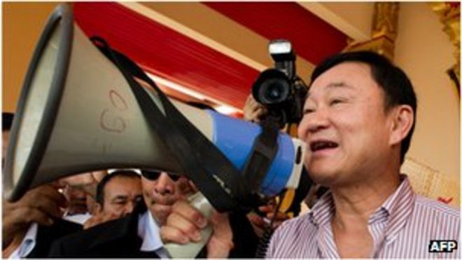 Таксин Шинаватра, изображение из 2012 года в Лаосе