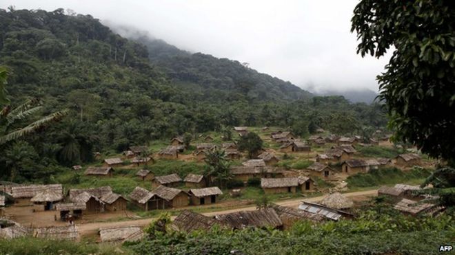 Деревня в восточной части ДР Конго