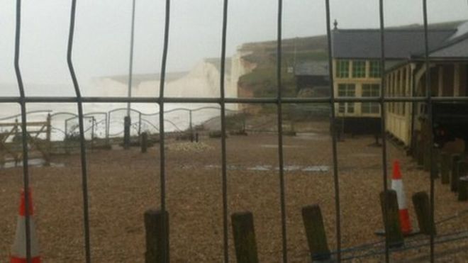 Birling Gap закрыли из-за обрыва - 11 февраля