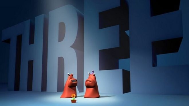 BBC Three идент, 2003