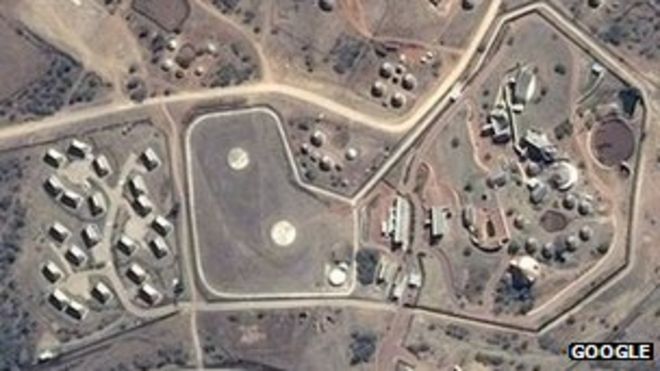 Резиденция г-на Зумы в Нкандле в 2013 году - спутниковое изображение
