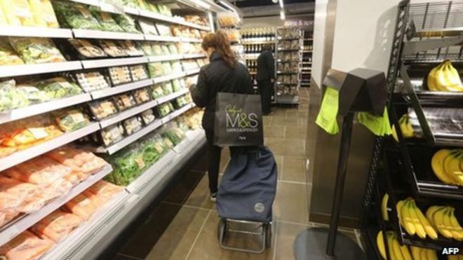 M & S магазин во Франции