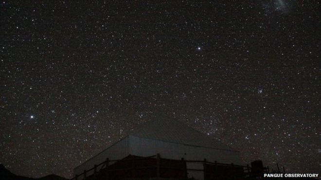 Звездная ночь в Пангской обсерватории