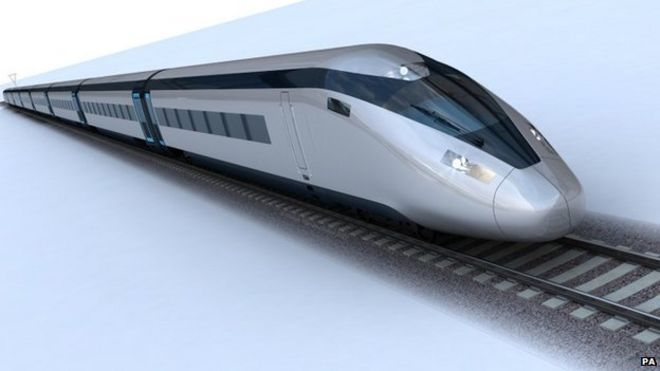 Потенциальная конструкция поезда HS2