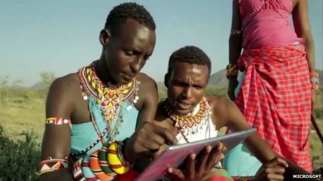 Кенийские жители получают доступ к Интернету
