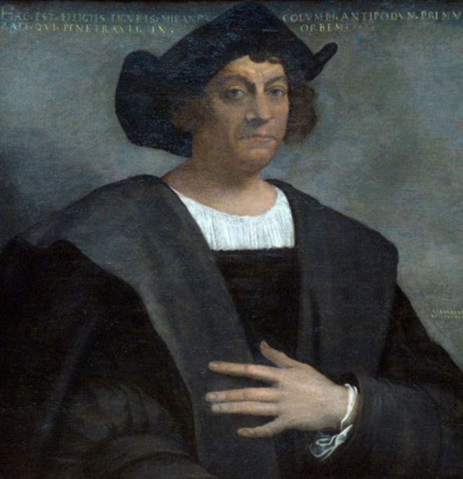 Христофор Колумб в картине Себастьяно дель Пьомбо